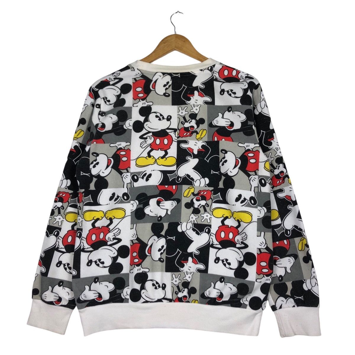 Disney × Japanese Brand × Vintage Full Printed Mickey Vintage Disney Sweatshirt Pullover Small Size US S / EU 44-46 / 1 - 7 Thumbnail