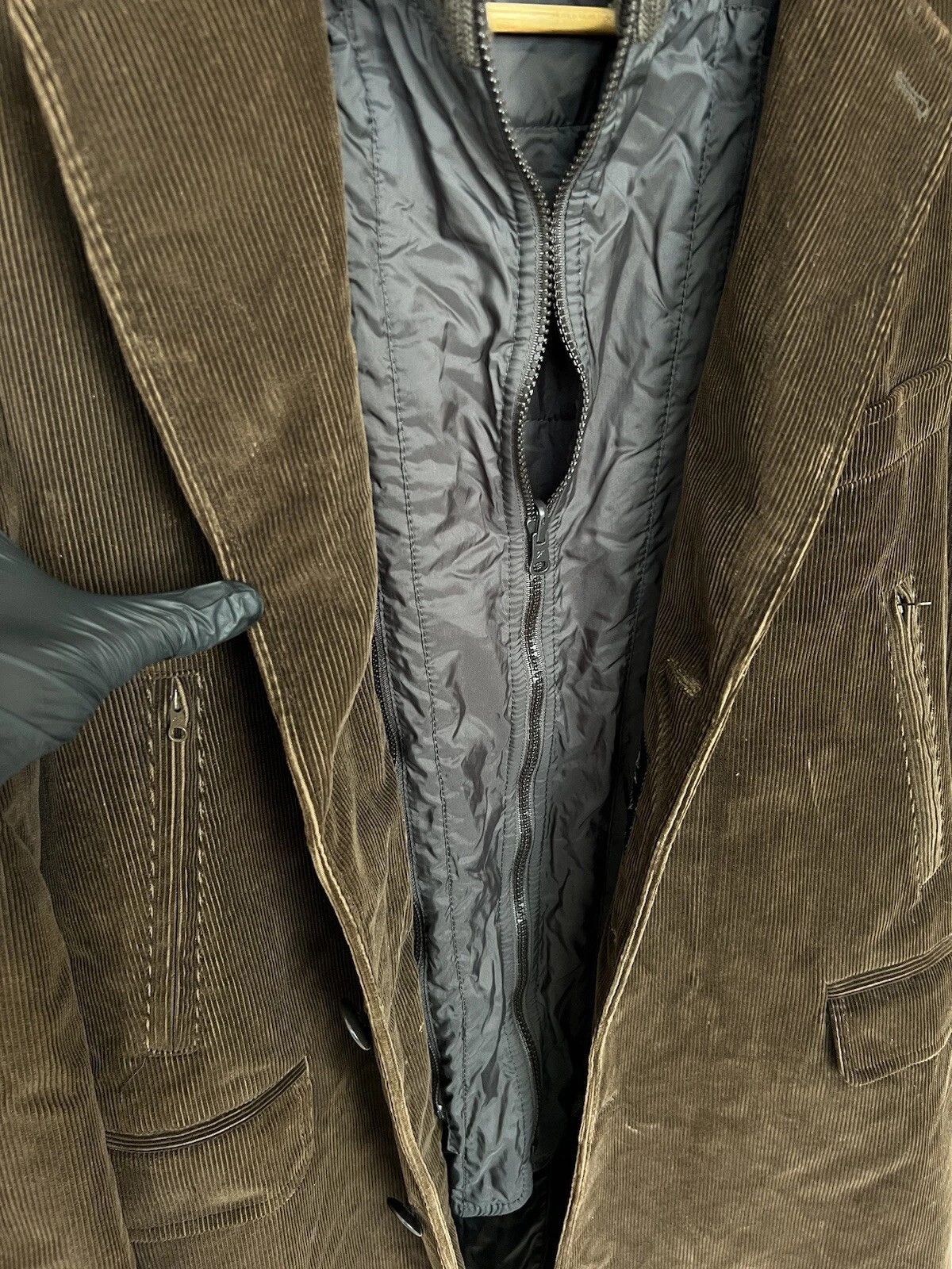 Fay Fay Double Coat Mens Size XL Velvet Button Jacket Vintage Size US XL / EU 56 / 4 - 11 Thumbnail