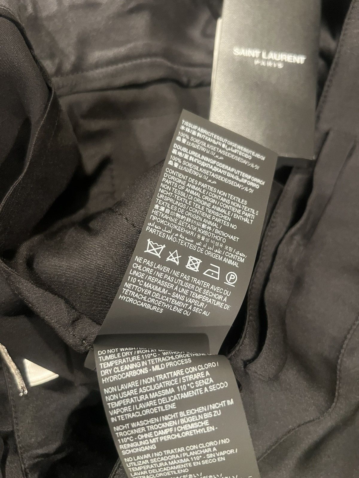 Saint Laurent Paris Saint Laurent men’s silk blend joggers. 44/28/XS. $1350 Size US 28 / EU 44 - 13 Thumbnail