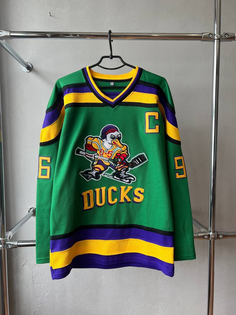 NHL MIGHTY DUCKS #96 CONWAY RARE NHL HOCKEY JERSEY SHIRT SIZE S Size US S / EU 44-46 / 1 - 3 Thumbnail