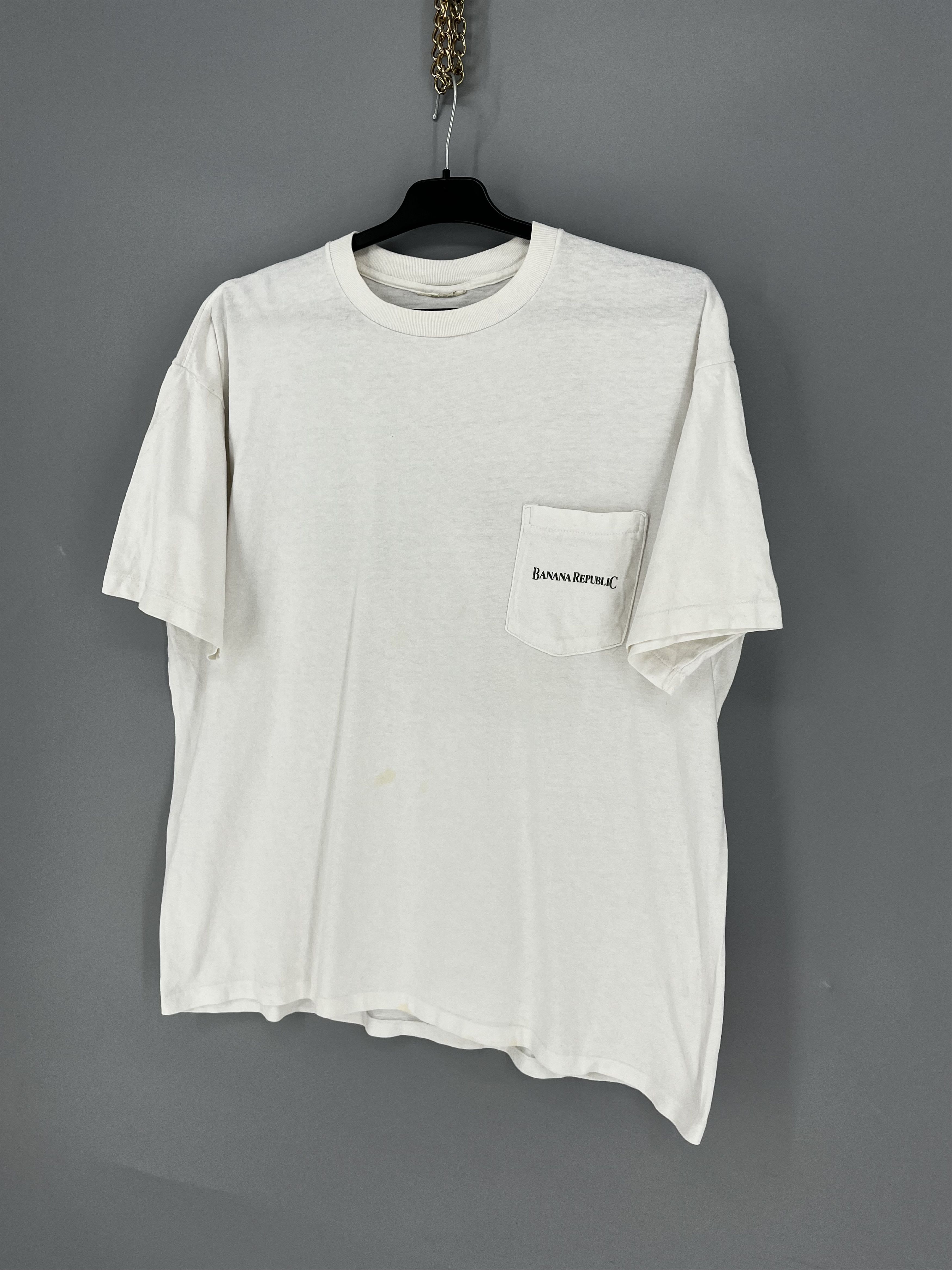 Banana Republic Vintage 1990s Banana Republic Safari Travel Graphic T-shirt Size US XL / EU 56 / 4 - 4 Thumbnail