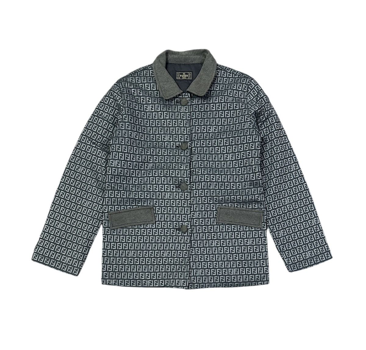 Fendi Fendi Monogram Button Jacket Size M / US 6-8 / IT 42-44 - 1 Thumbnail