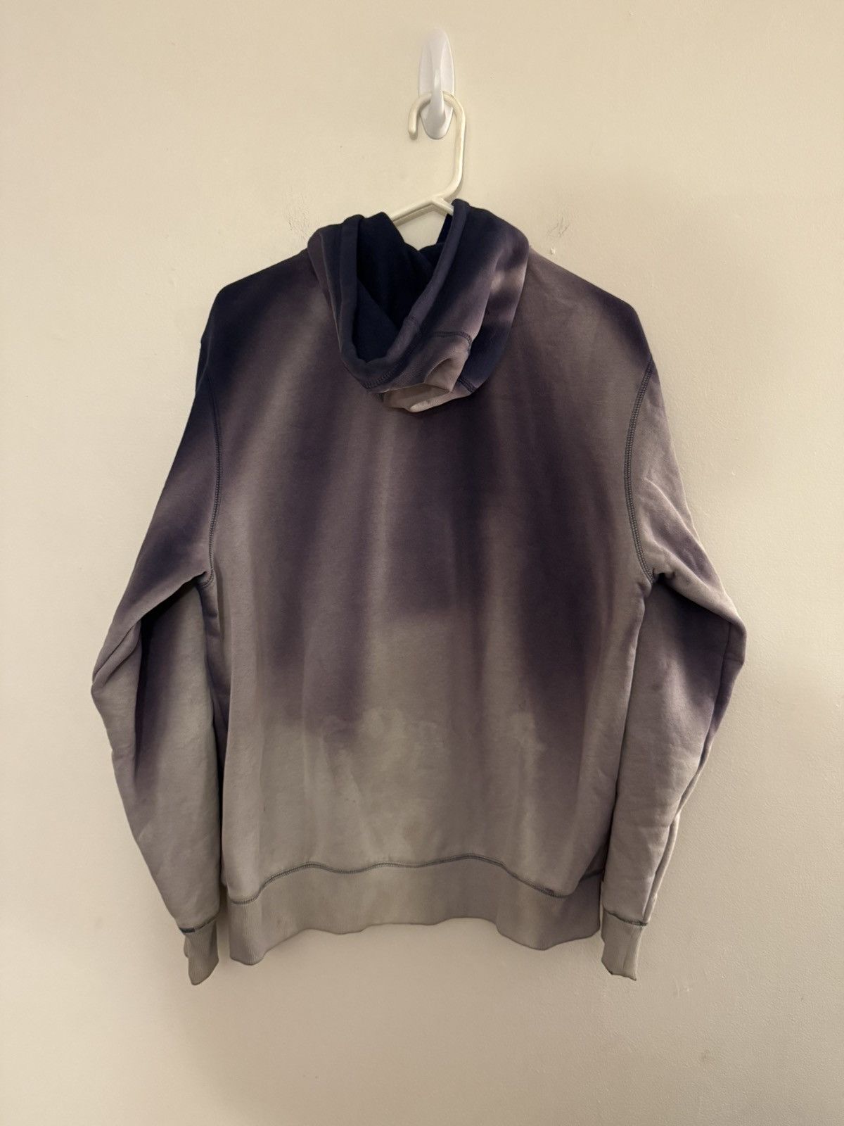 Vintage Vintage PERFECTLY FADED THRASHED Purple Blank Hoodie Size US L / EU 52-54 / 3 - 4 Thumbnail