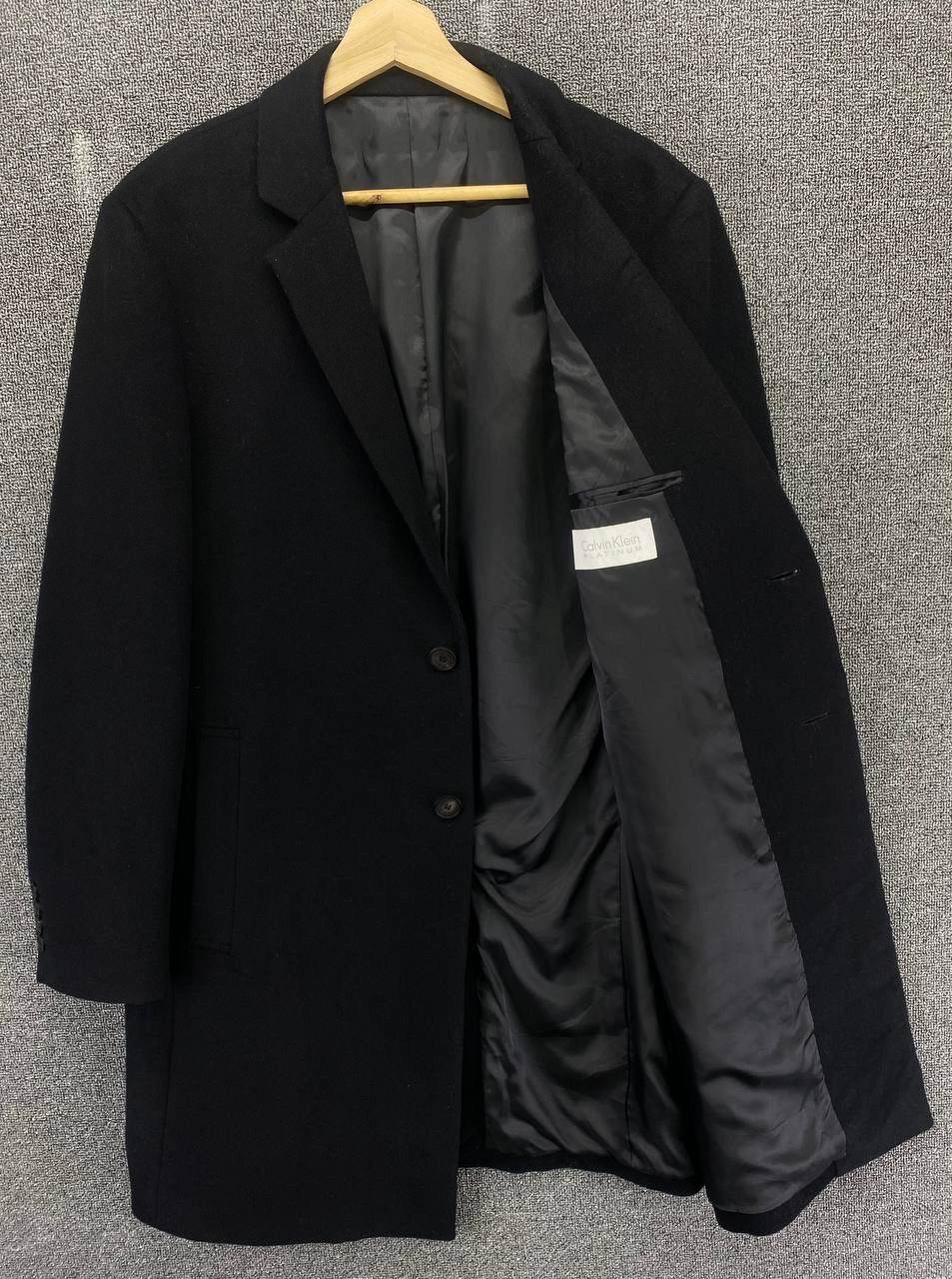 Calvin Klein Vintage Calvin Klein Platinum Wool Long Jacket Size US M / EU 48-50 / 2 - 7 Thumbnail