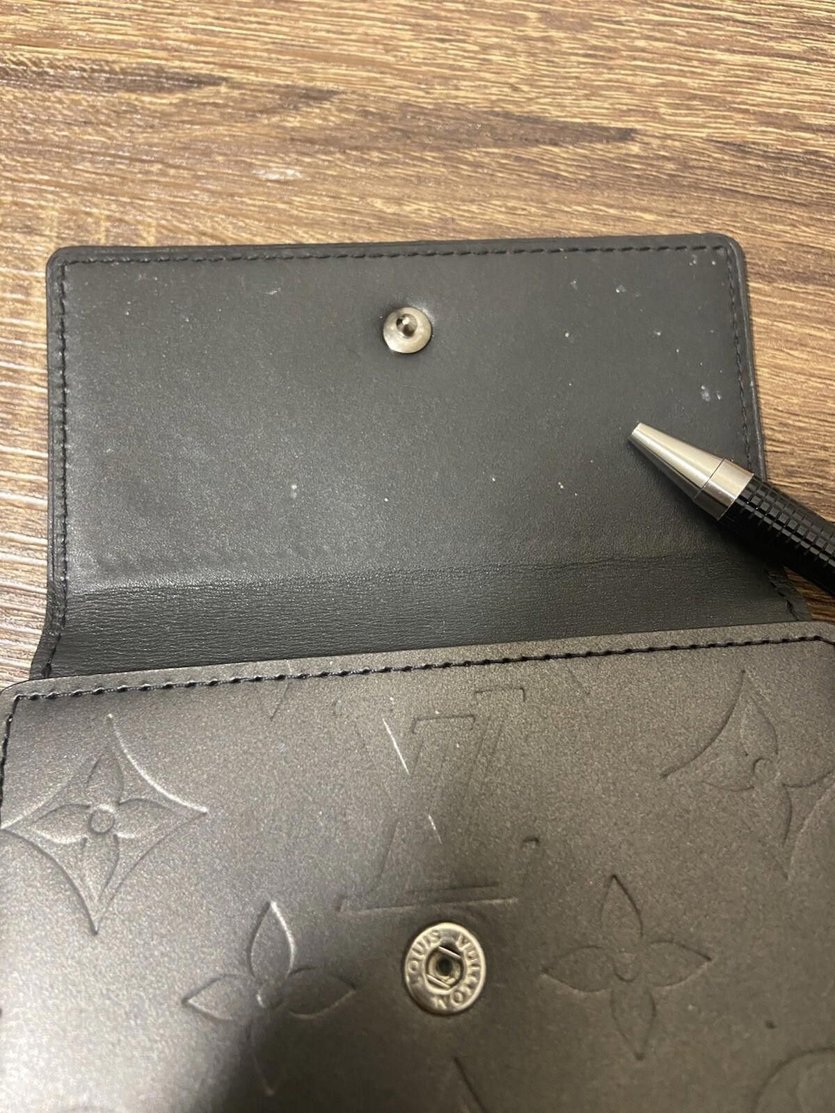 Louis Vuitton Louis Vuitton charcoal gray matte monogram trifold wallet Size ONE SIZE - 11 Thumbnail