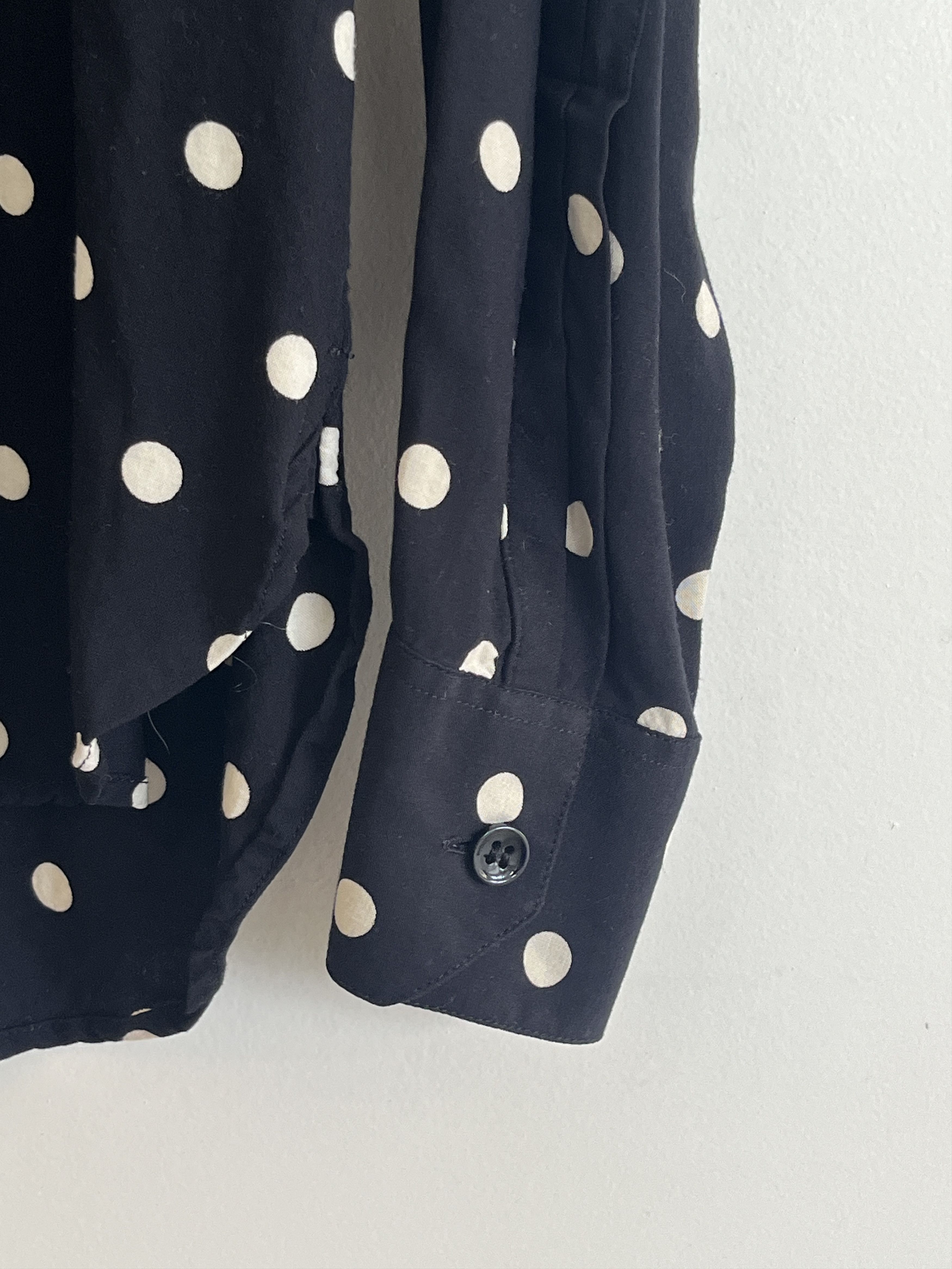 Saint Laurent Paris SS16 Silk Polka Dot Shirt Size US M / EU 48-50 / 2 - 3 Thumbnail