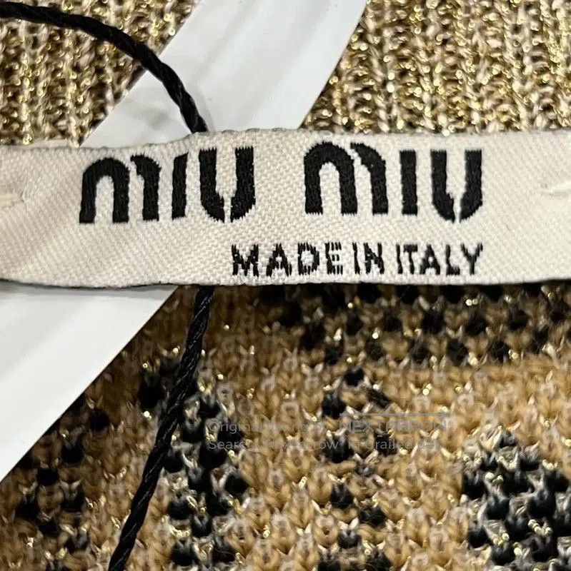 Miu Miu Miu Miu Animal Print Short Sleeve Cardigan . Size XS / US 0-2 / IT 36-38 - 5 Thumbnail