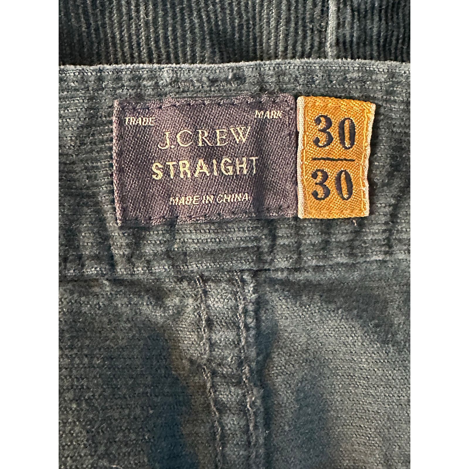 J.Crew J.Crew green corduroy straight legs jeans size 30 Size US 30 / EU 46 - 3 Thumbnail
