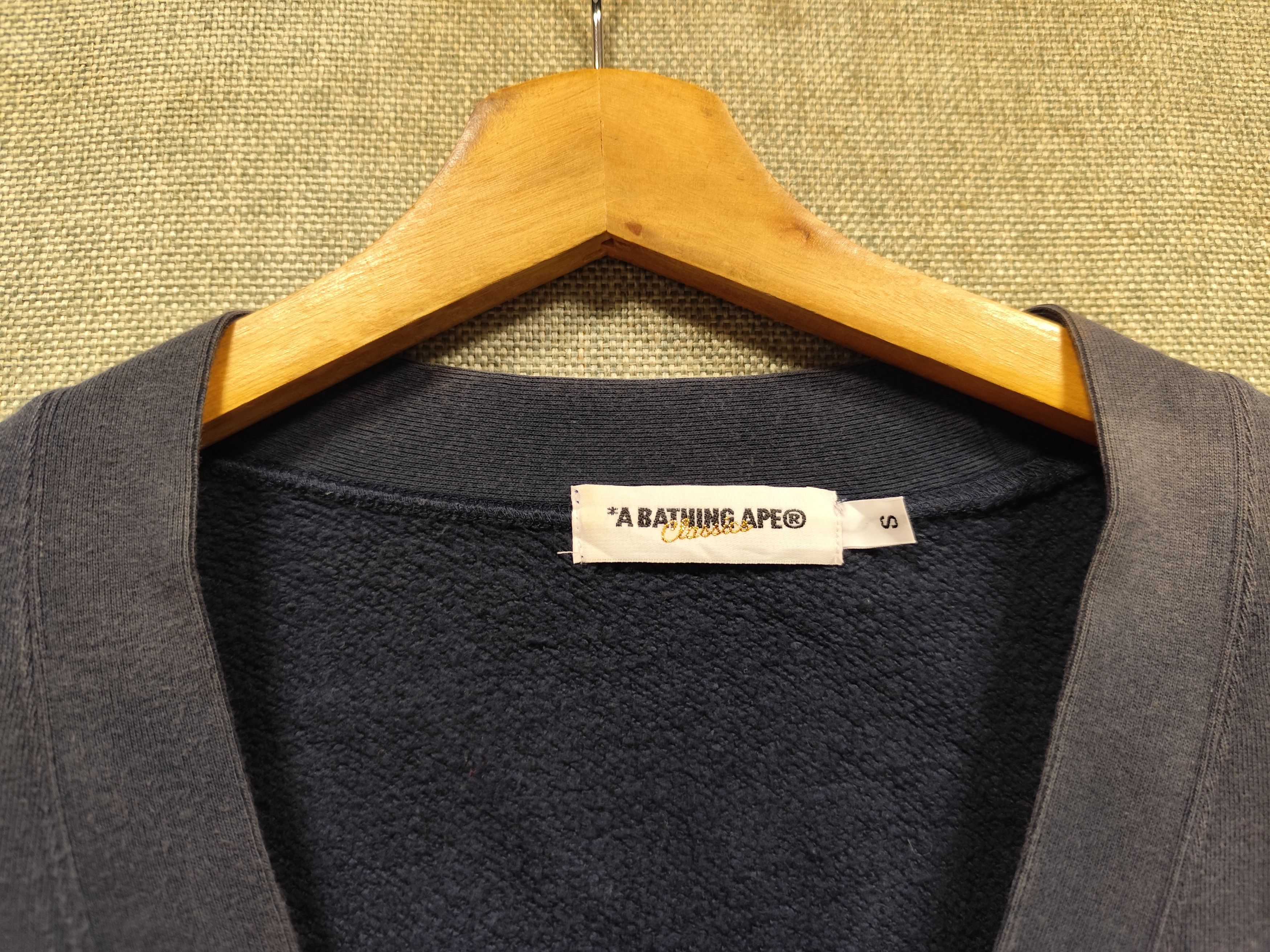 Bape Bape cardigan distressed sunfaded Size US M / EU 48-50 / 2 - 4 Thumbnail