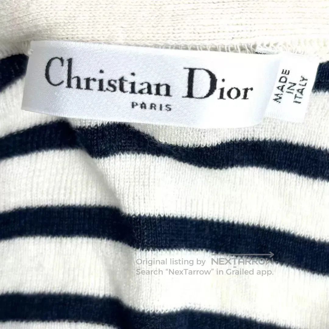 Dior Dior Striped Nautical Cardigan. Size S / US 4 / IT 40 - 3 Thumbnail