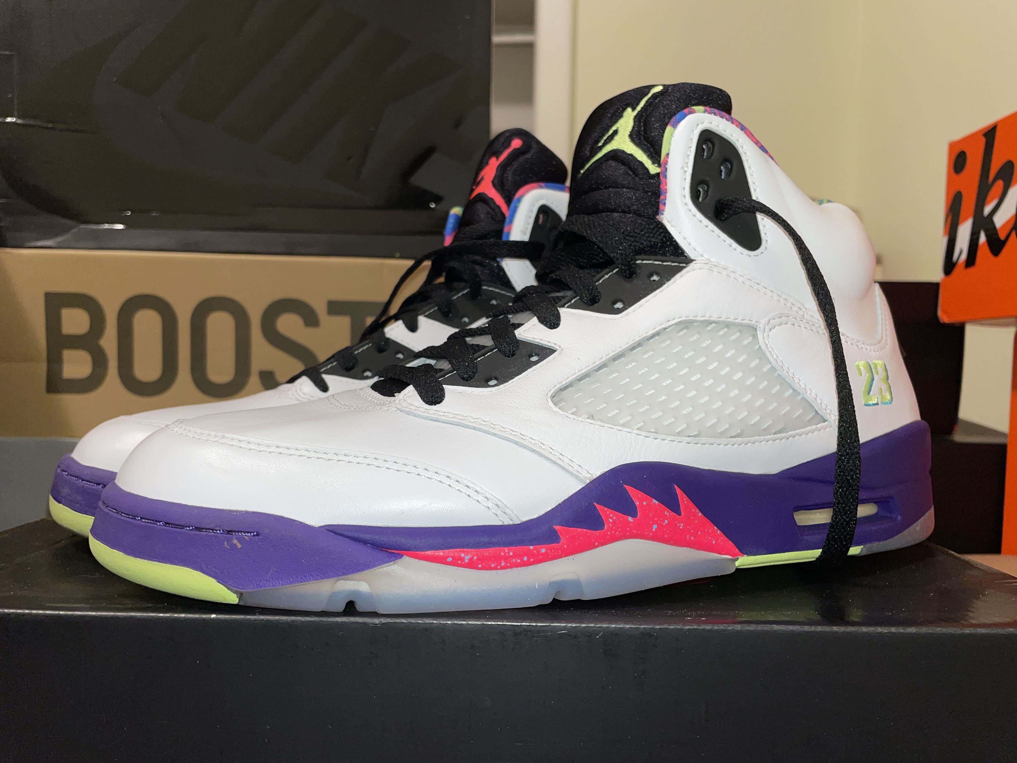 image of Jordan Nike Jordan 5 Retro Alternative Bel-Air Shoes in White, Men's (Size 12)