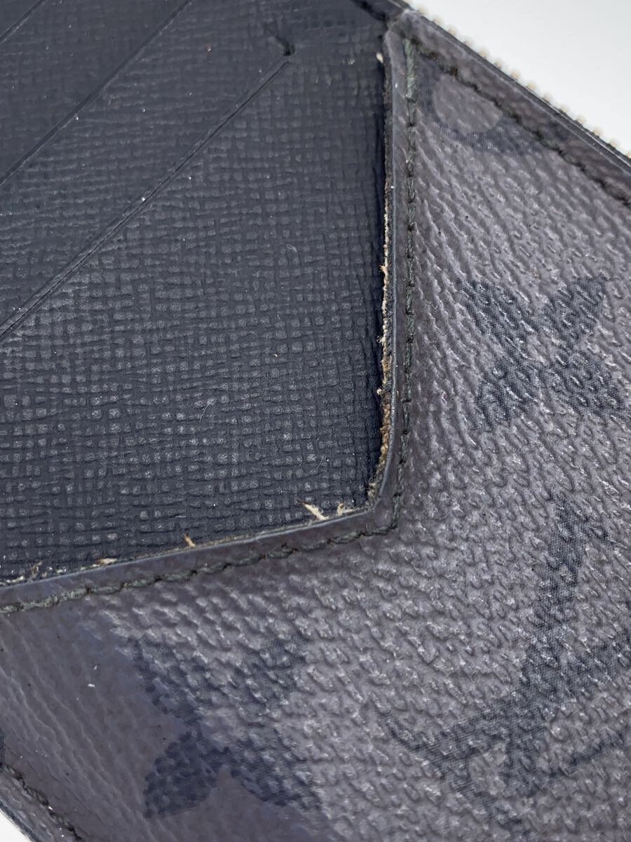 Louis Vuitton Louis Vuitton Monogram Eclipse Reverse Coin Card Holder Grey Size ONE SIZE - 5 Thumbnail