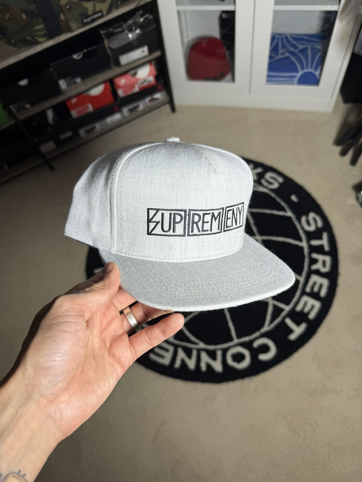 Supreme SURPEME SUBHUMANS 5 PANEL SNAPBACK HAT STARTER LOGO Size ONE SIZE - 3 Thumbnail