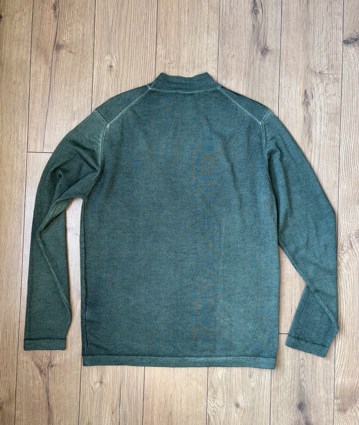 Crossley Crossley Gradient Green Wool Sweater Size US L / EU 52-54 / 3 - 15 Thumbnail