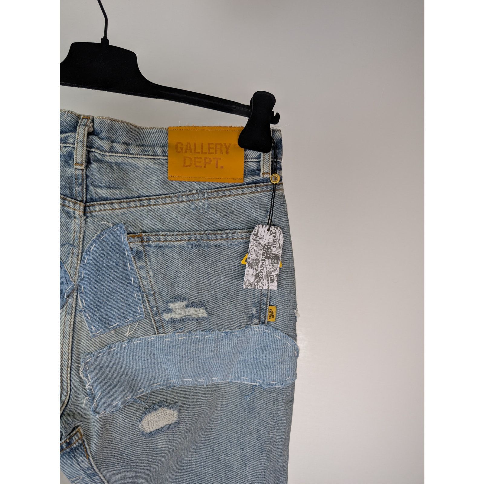 Gallery Dept. o1rshd1 Size: 32 x 32 / Bowery 5001 Straight-Leg Denim Jeans Size US 32 / EU 48 - 15 Thumbnail