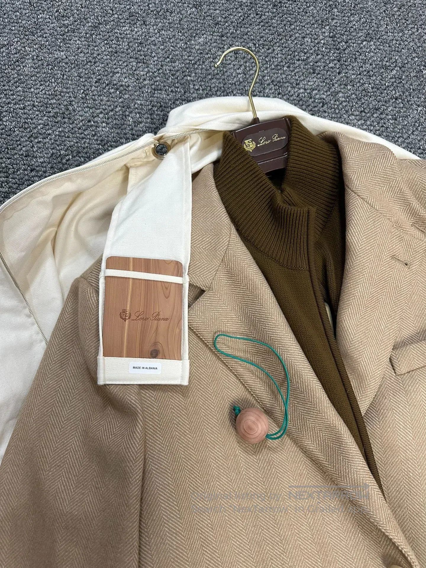 Loro Piana Loro Piana Baby Camel Blazer W/ Detachable Sweater. Size US XXL / EU 58 / 5 - 8 Thumbnail
