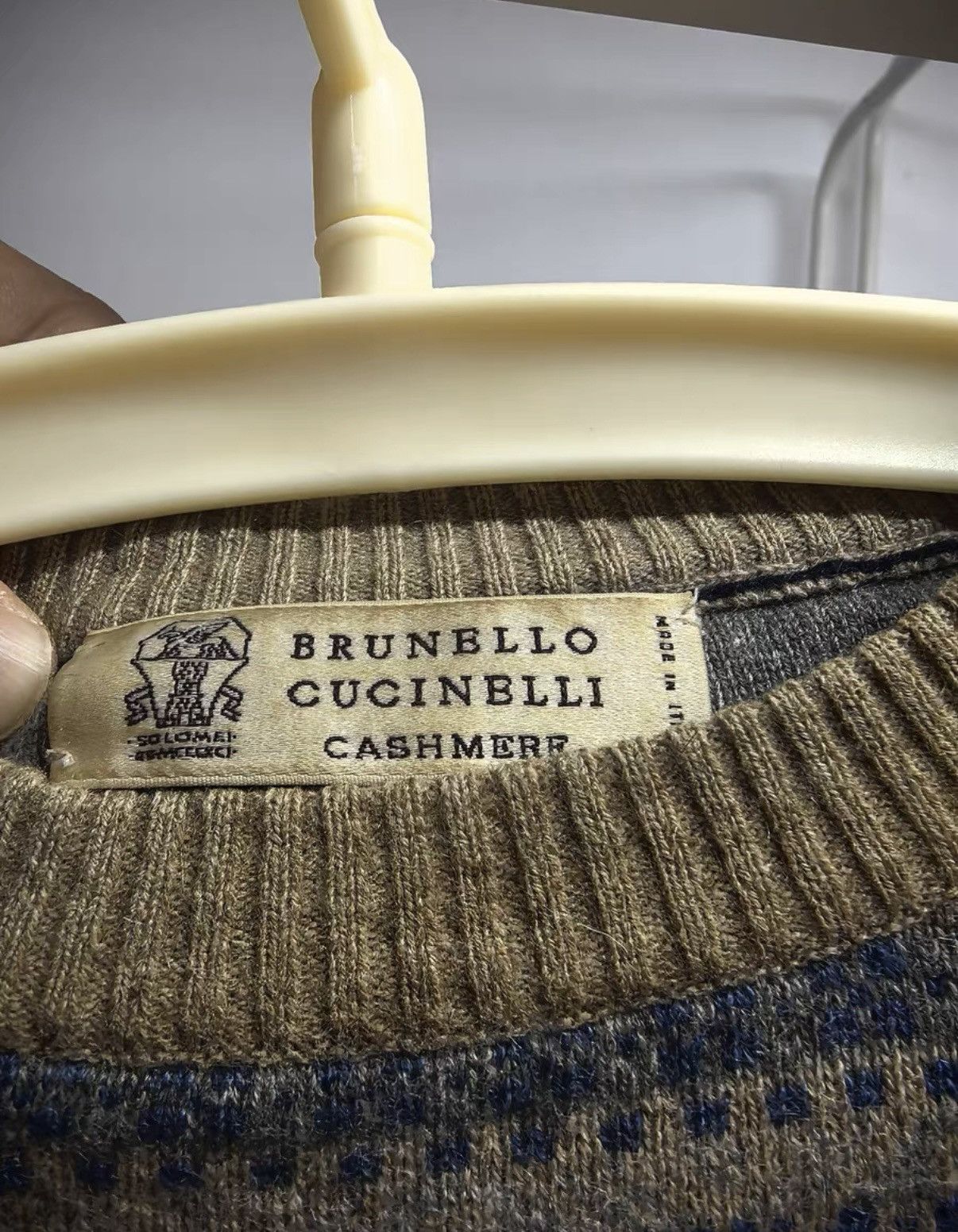 Brunello Cucinelli Brunello Cucinelli Fair Isle Pattern Cashmere Sweater Size US S / EU 44-46 / 1 - 2 Thumbnail