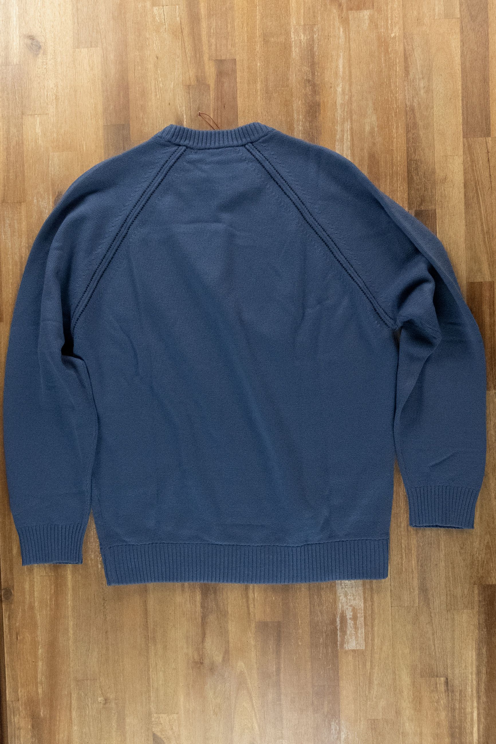 Loro Piana LORO PIANA Scanda blue baby cashmere crewneck sweater XXL q Size US XXL / EU 58 / 5 - 9 Thumbnail