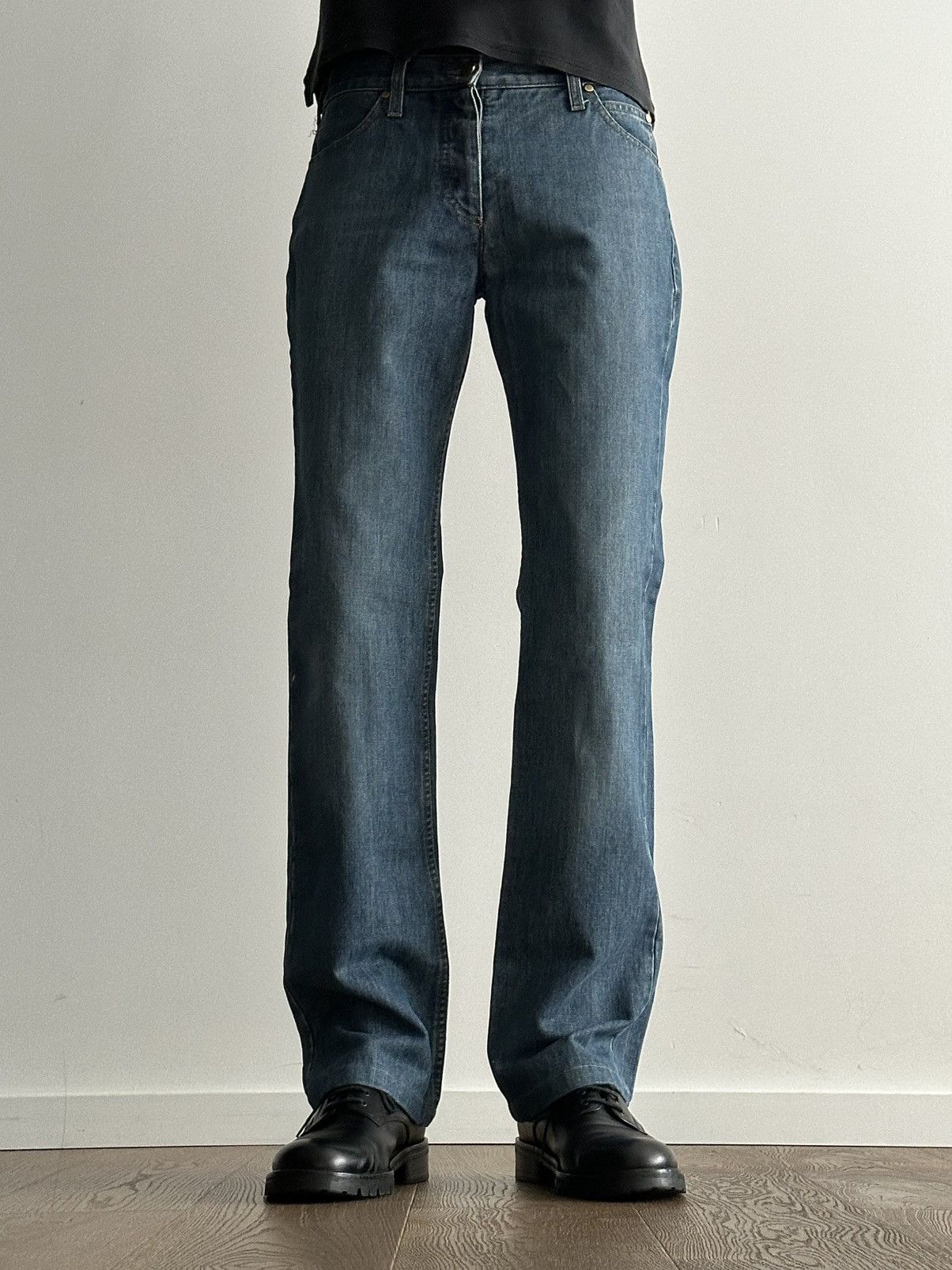 Gucci Gucci by Tom Ford Logo Denim Jeans Size US 29 - 3 Thumbnail