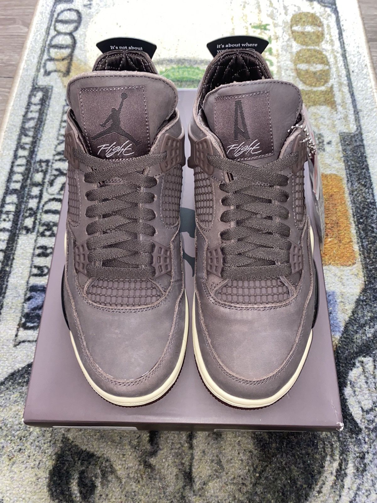 A Ma Maniere × Jordan Brand × Nike Jordan 4 Retro A Ma Maniere Violet Ore Size US 7.5 / EU 40-41 - 2 Thumbnail