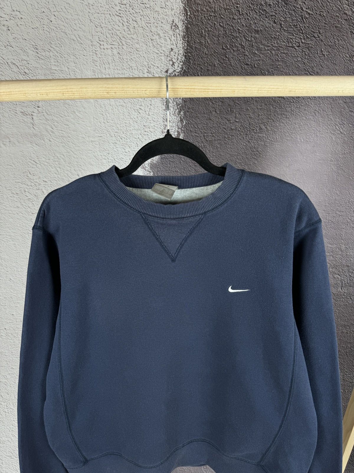 Nike × Vintage Nike vintage y2k blue faded sweatshirt size M Size US M / EU 48-50 / 2 - 6 Thumbnail