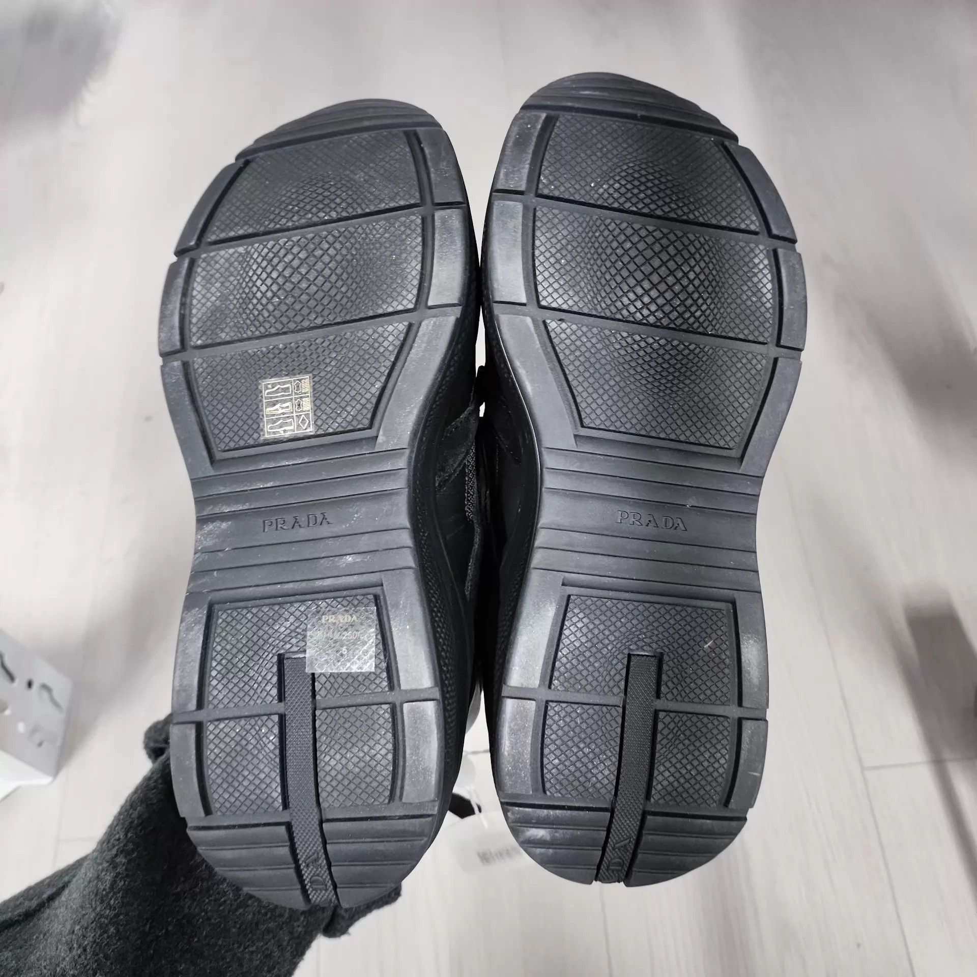 Prada Prada black sneakers US 5 99 New Size US 5 / IT 35 - 3 Thumbnail