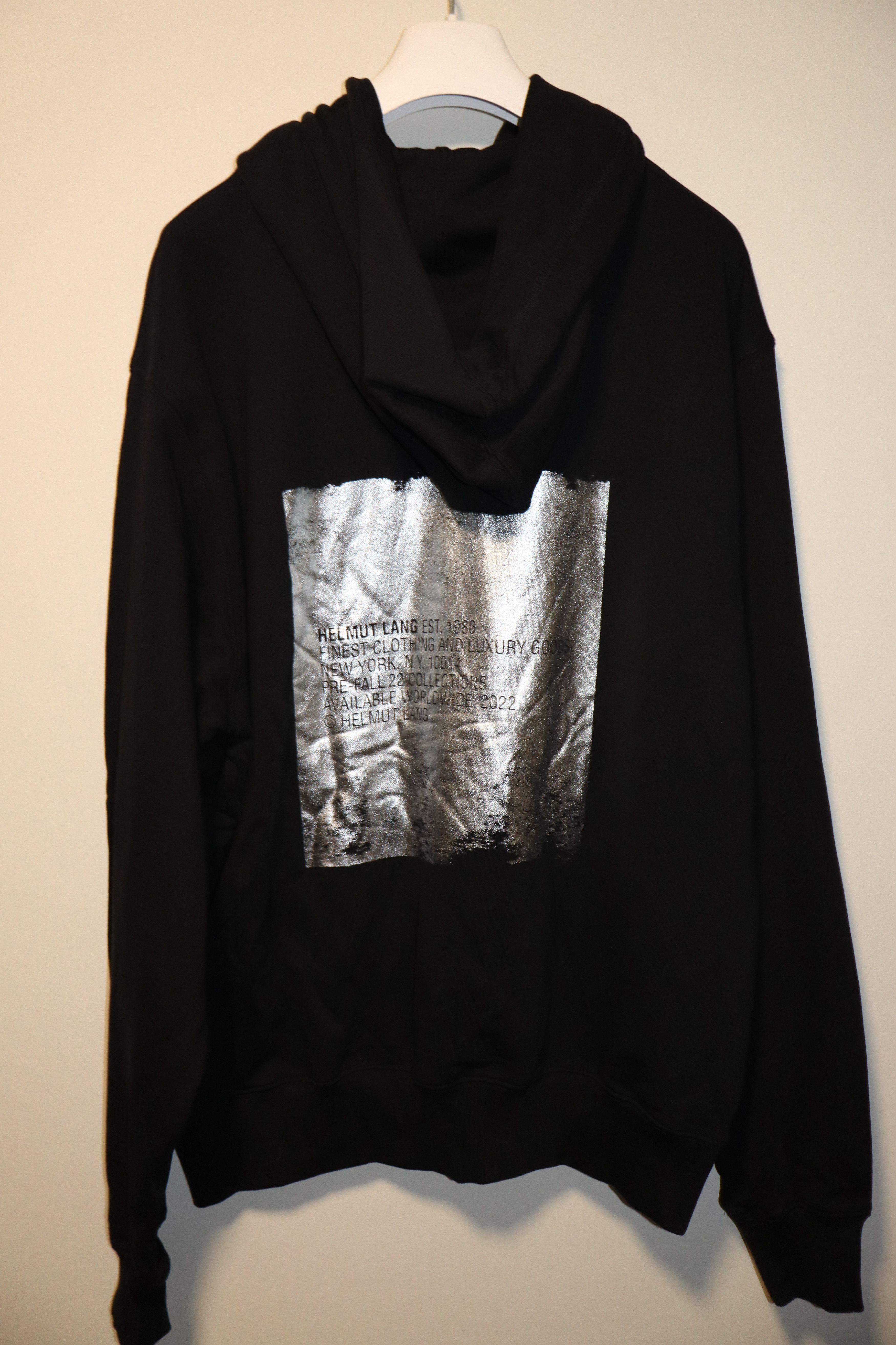 Logo print hoodie