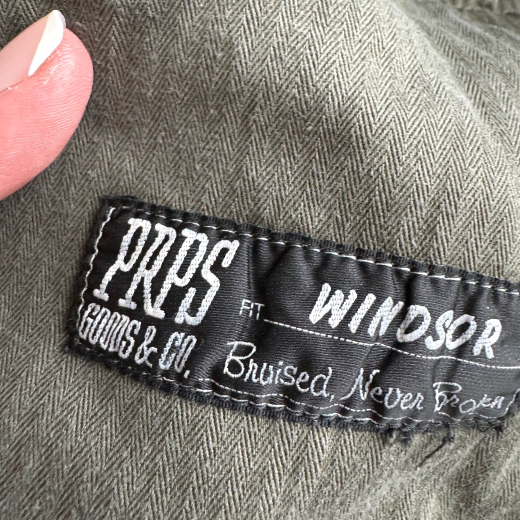 Prps PRPS Goods & Co Mens Windsor Fit Jeans Slim Distressed Gray Paint Splatter 38 Size US 38 / EU 54 - 3 Thumbnail