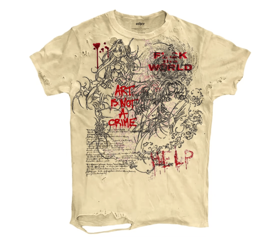 Ripped Graphic T Shirts