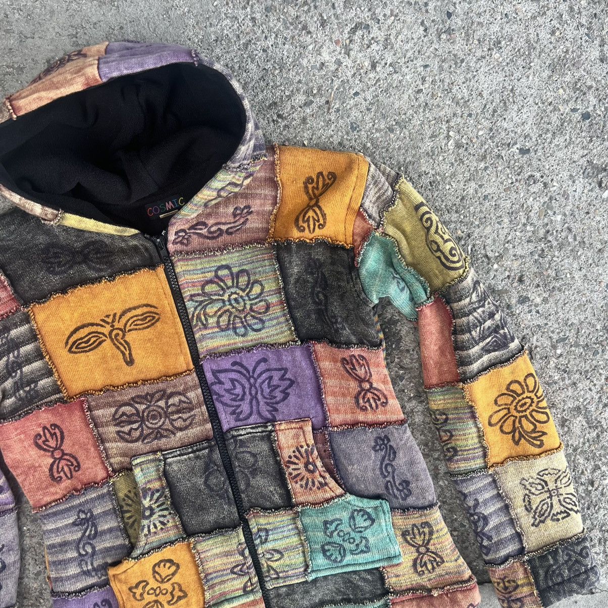 Japanese Brand × Vintage vintage patchwork jacket made in Nepal Size M / US 6-8 / IT 42-44 - 4 Thumbnail