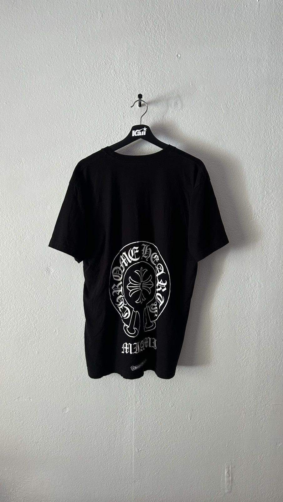 Chrome Hearts Black Miami Horseshoe Tee