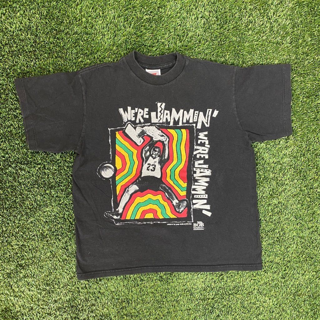 Nike Nike Vintage Bob Marley x Jordan 'We're Jammin' 90's Size US XS / EU 42 / 0 - 1 Thumbnail