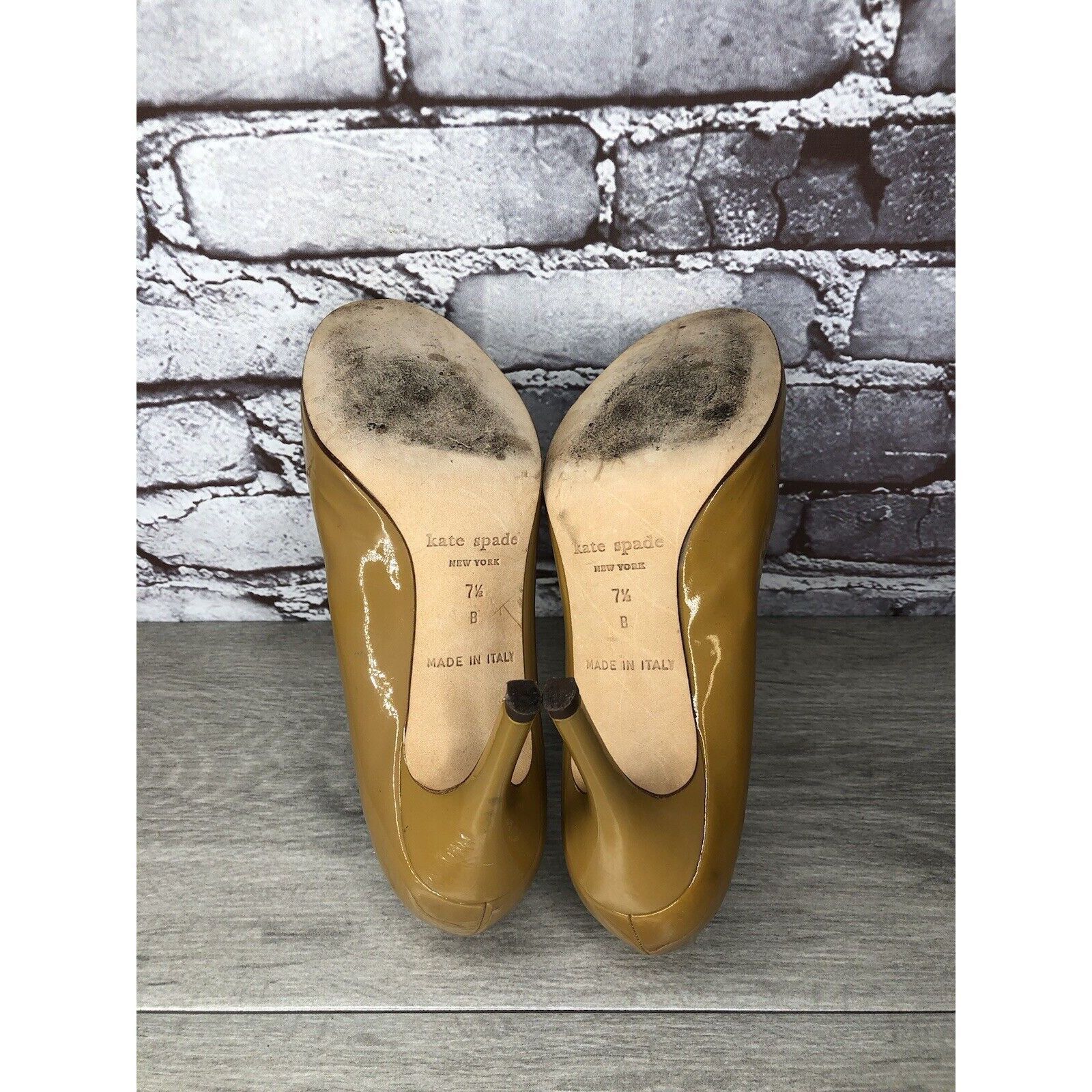 Kate Spade Kate Spade Camel Patent Leather Pump Dress High Heels Women’ Size US 7.5 / IT 37.5 - 17 Thumbnail