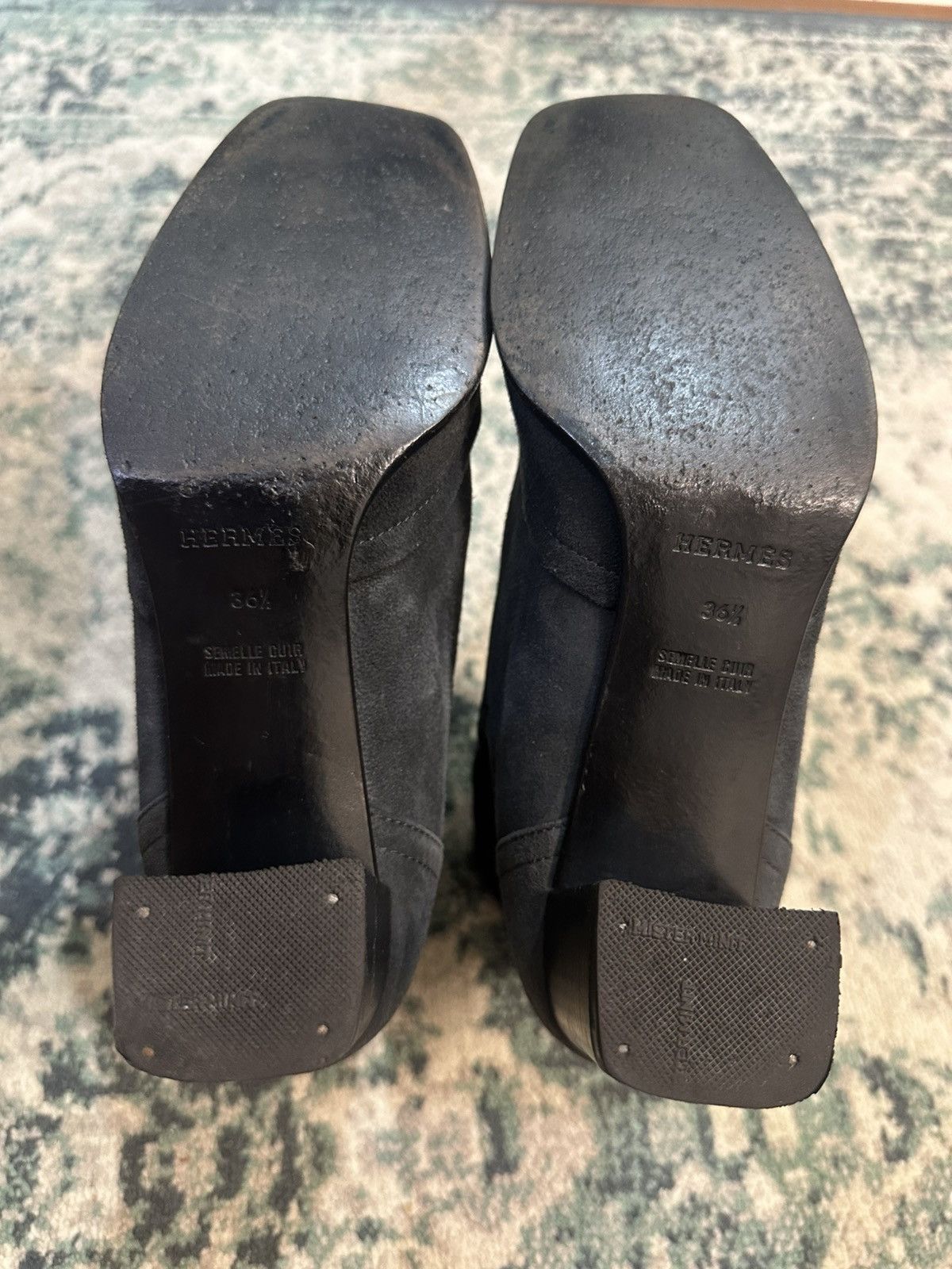 Hermes Hermes Leather Suede Ankle Boots Womens Size 36.5 Authentic Size US 6.5 / IT 36.5 - 8 Thumbnail