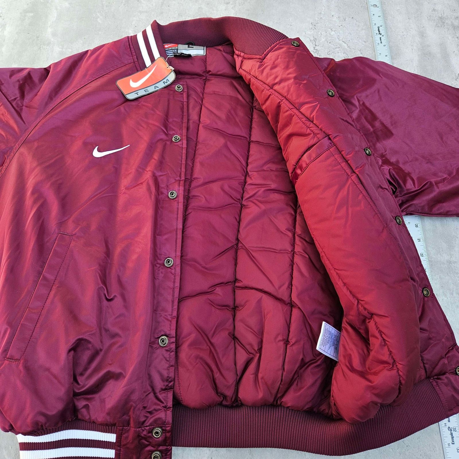Nike Vintage Nike Texas A&M Jacket Bomber Size L Burgundy NWT Y2K Size US L / EU 52-54 / 3 - 8 Thumbnail