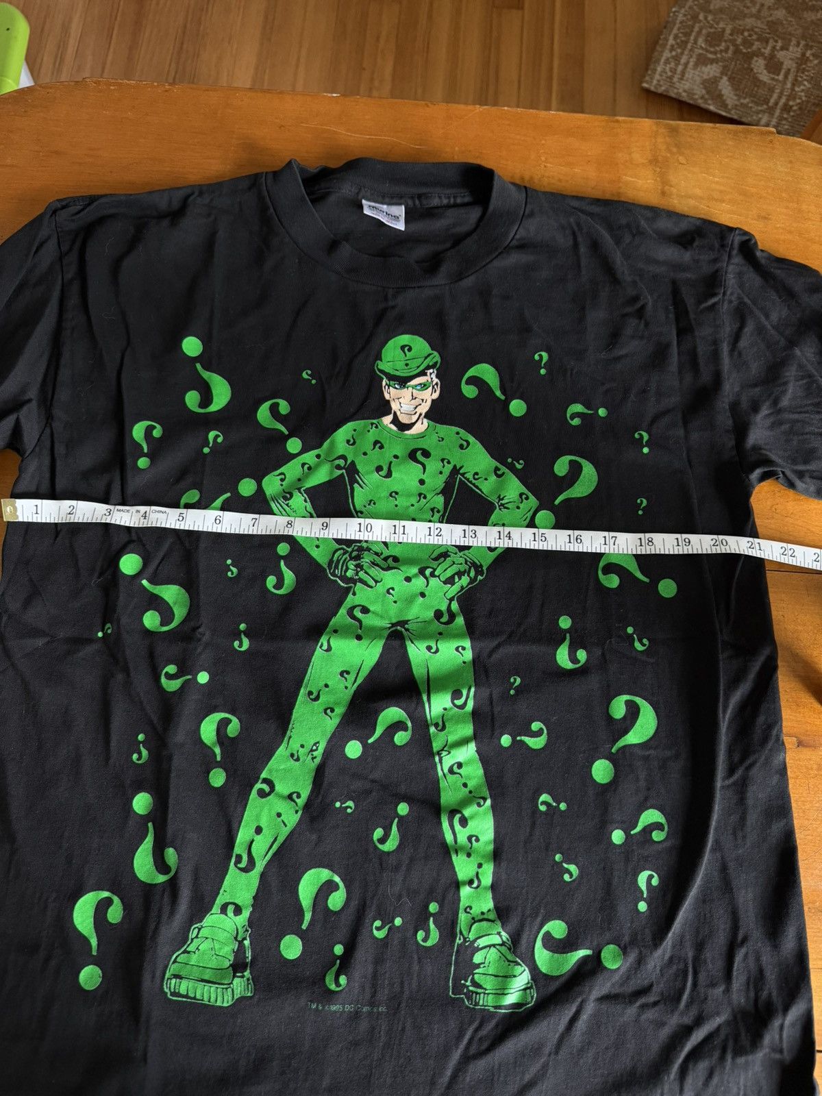Other Vintage Batman Forever Riddler T-Shirt Large DC Comics Size US L / EU 52-54 / 3 - 5 Thumbnail