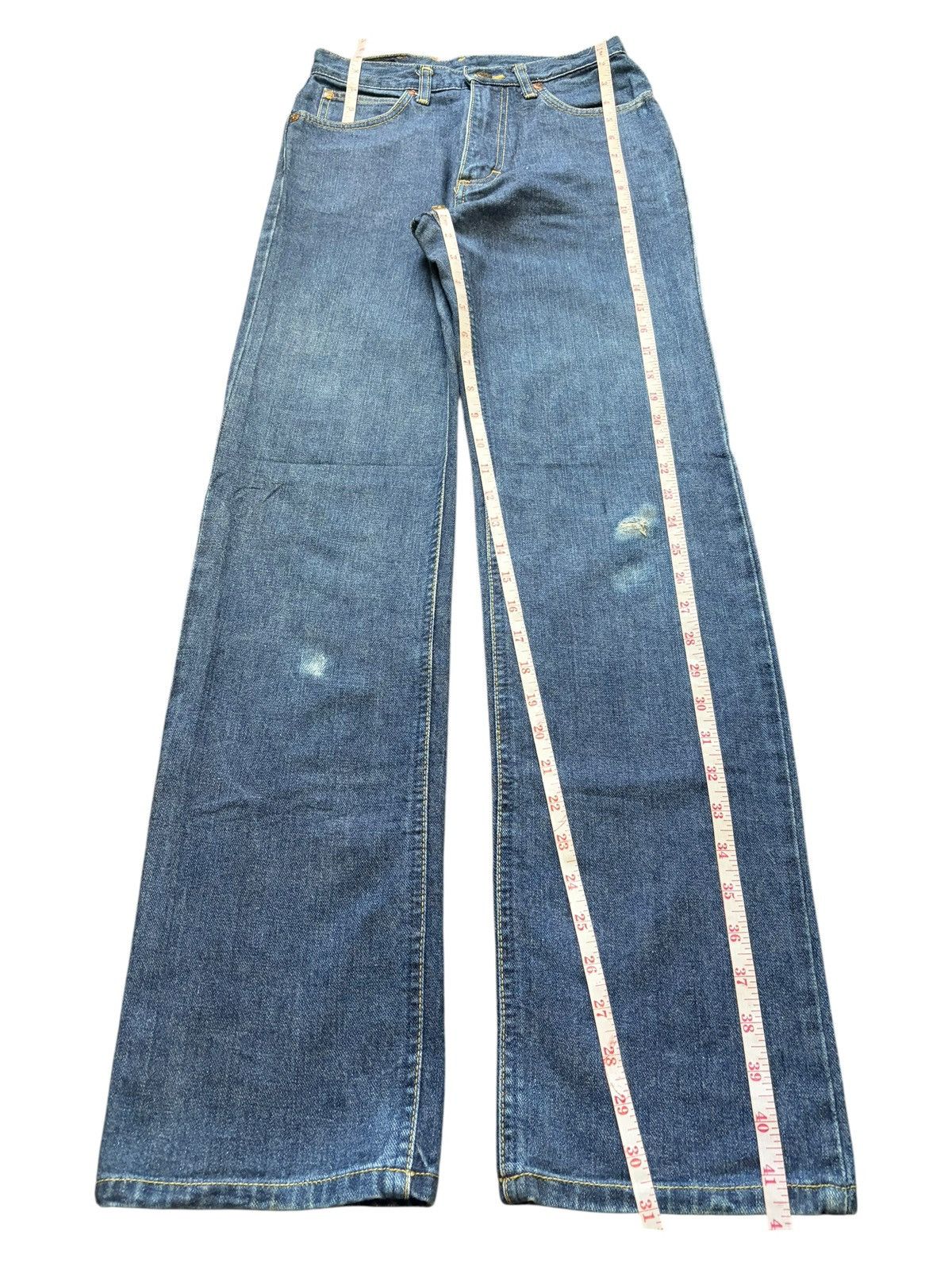Lee Vintage Lee Riders Lady Blue Wash Distressed Jeans Size 25" / US 0 / IT 36 - 7 Thumbnail