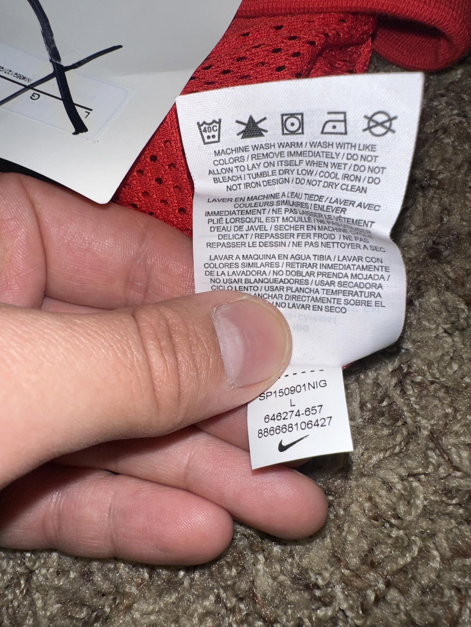 Nike Nike AIR RETRO Reversible Basketball Shorts Bred Active 2014 Size US 34 / EU 50 - 11 Thumbnail
