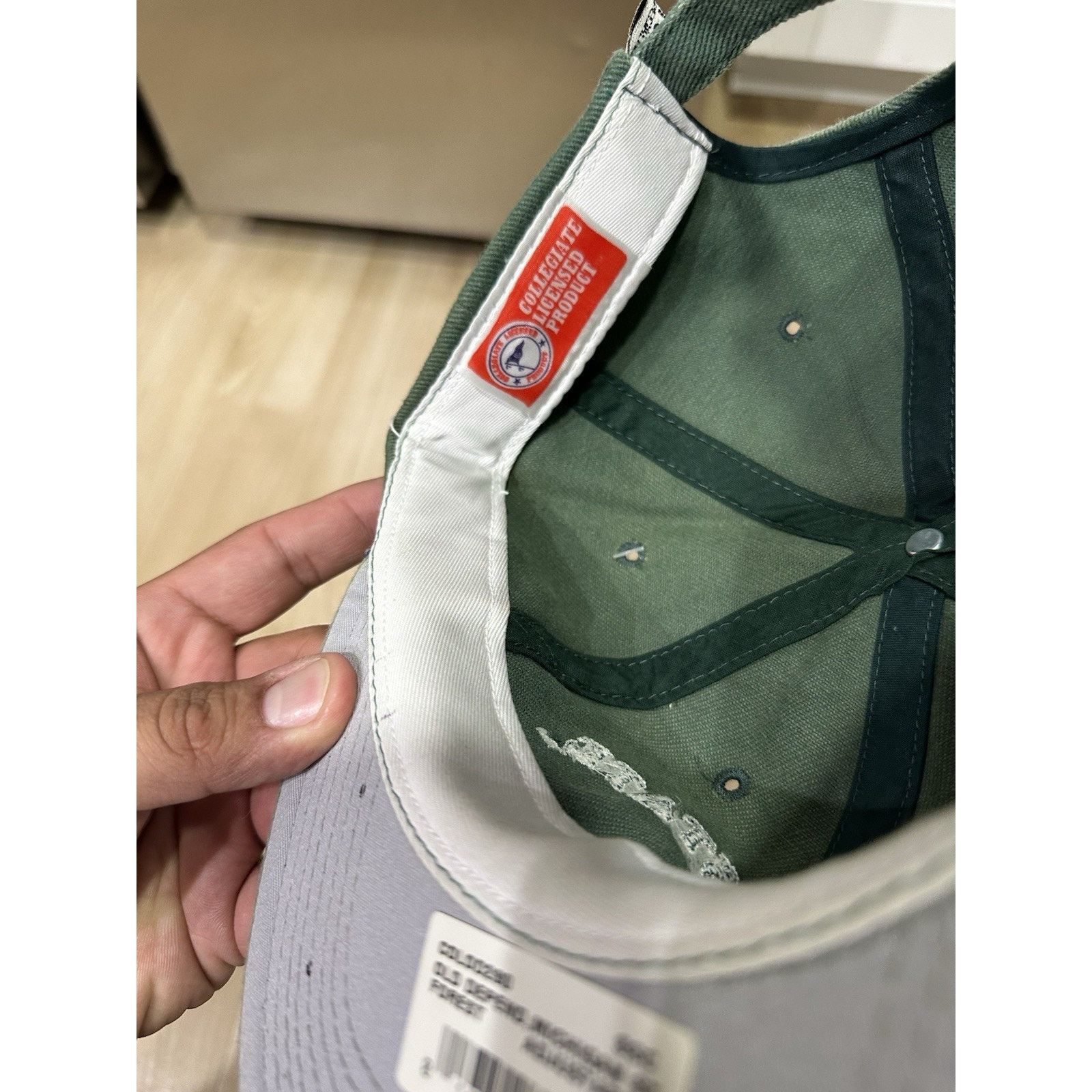 Sports Specialties Michigan State Spartans Vintage Green Strapback Cap Hat Size ONE SIZE - 6 Thumbnail