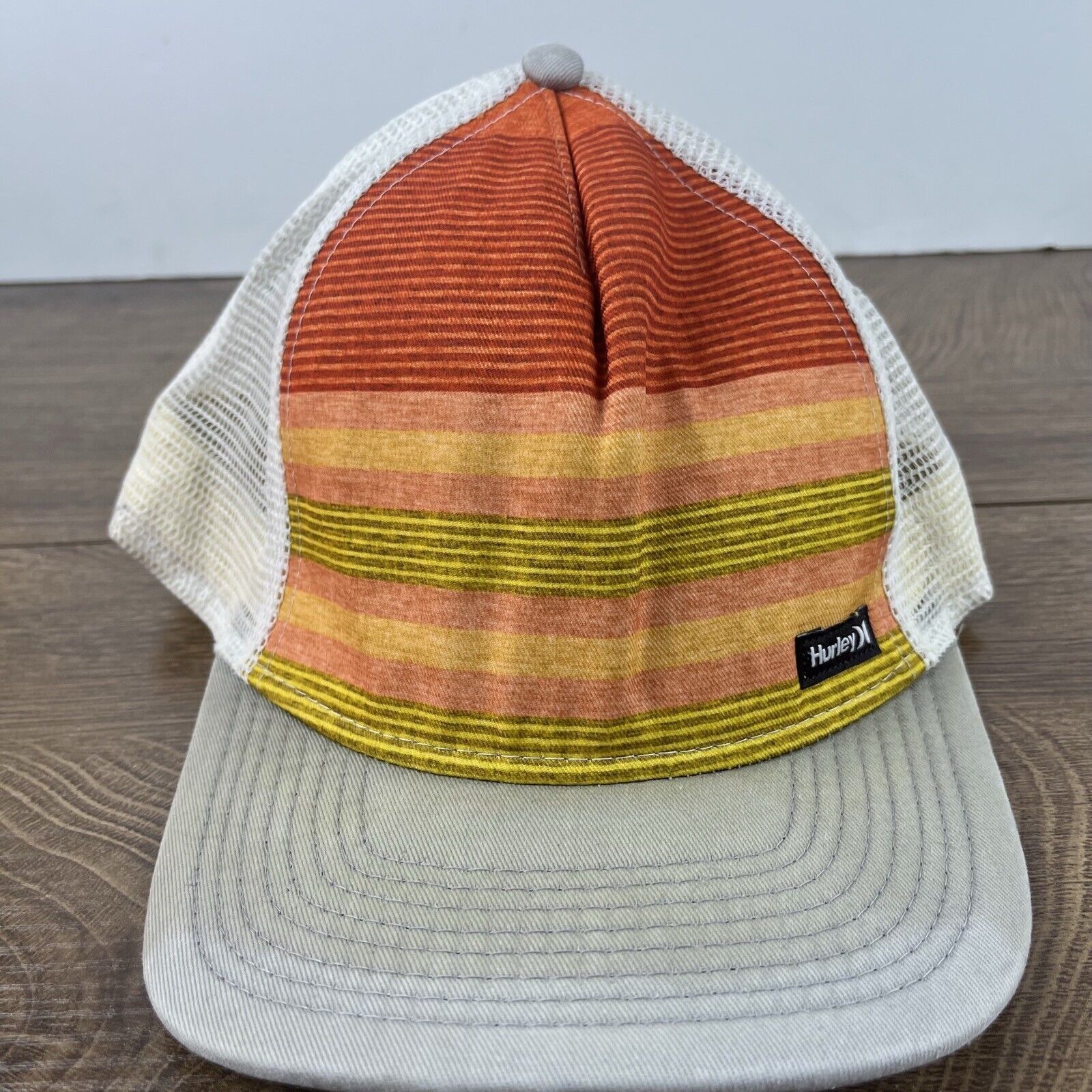 Hurley Hurley Snapback Hat Cap Snapback Hat Orange Adjustable Hat A Size ONE SIZE - 4 Thumbnail