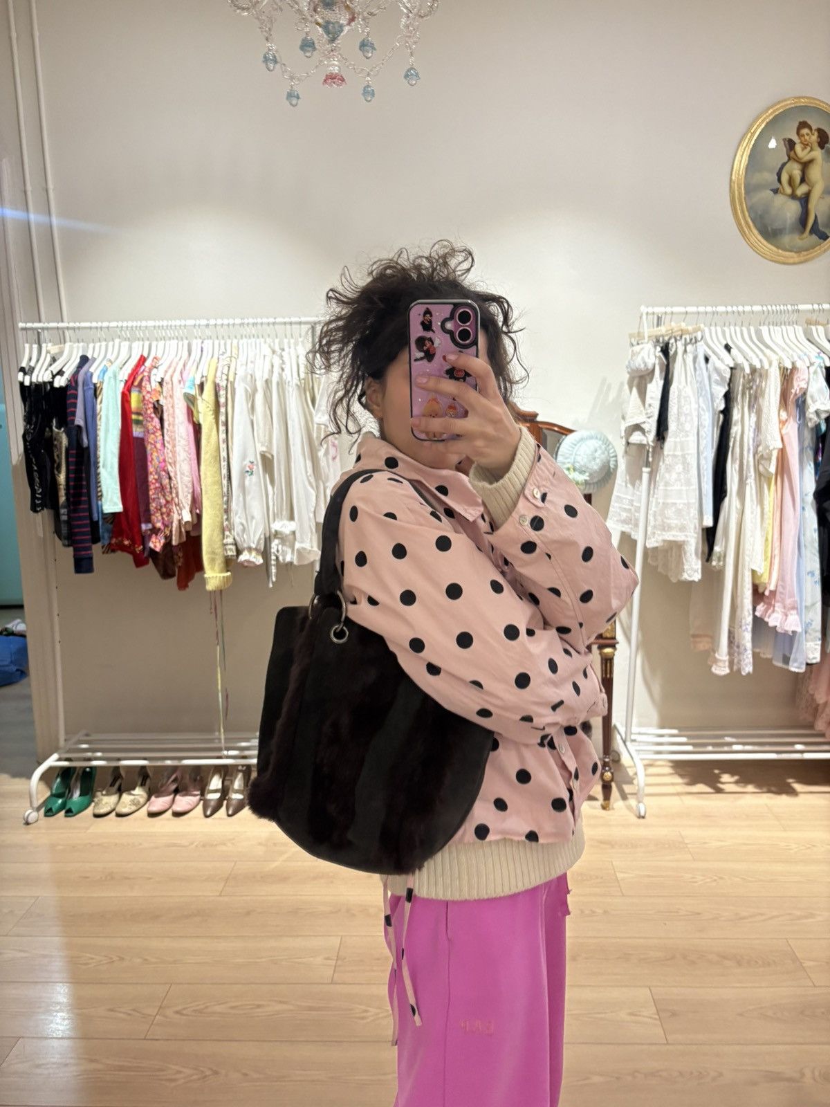 Vintage y2k fur bag Size ONE SIZE - 4 Thumbnail