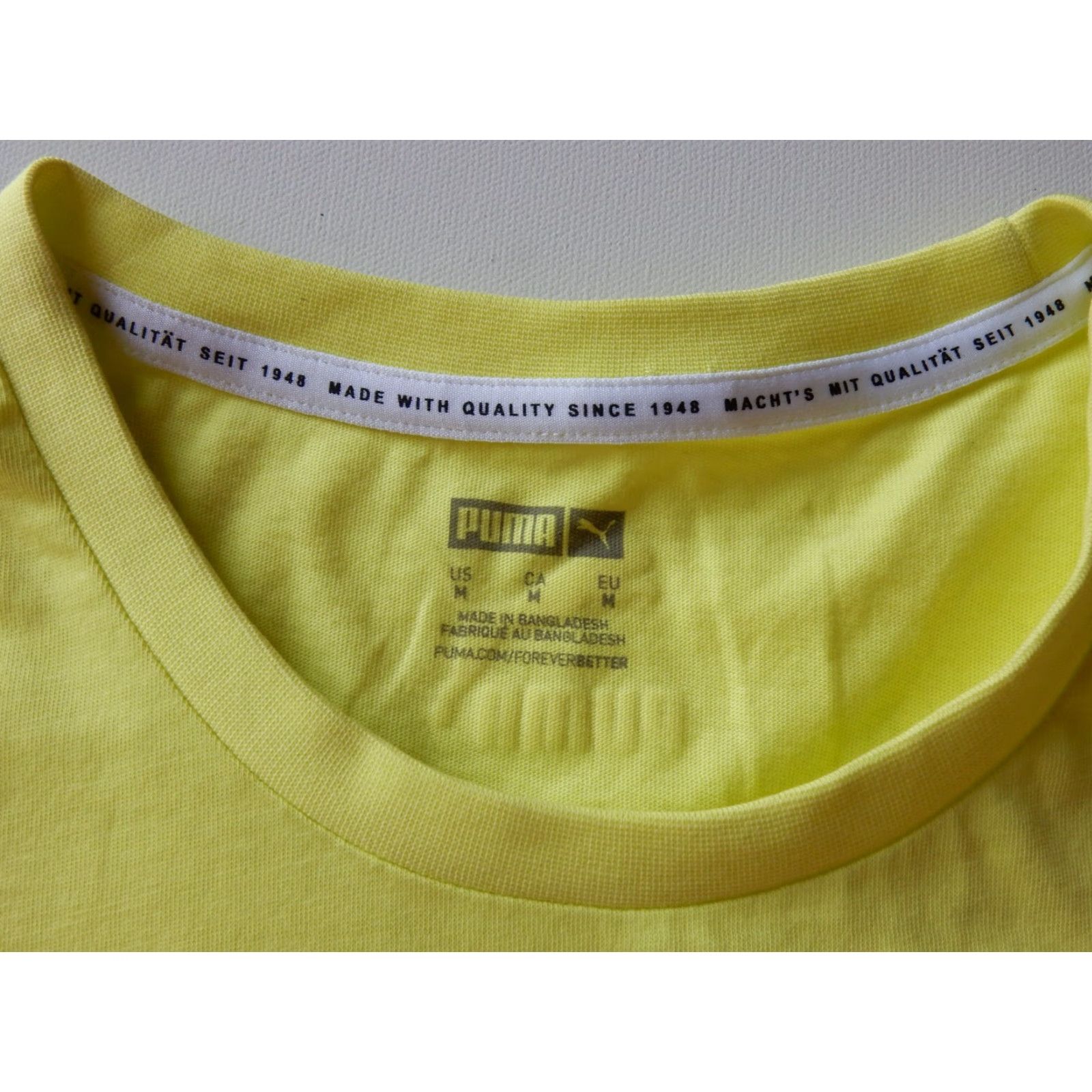 Puma VINTAGE PUMA T-Shirt Men Short Sleeve Size M Green Activewear Casual Mens Size US M / EU 48-50 / 2 - 3 Thumbnail