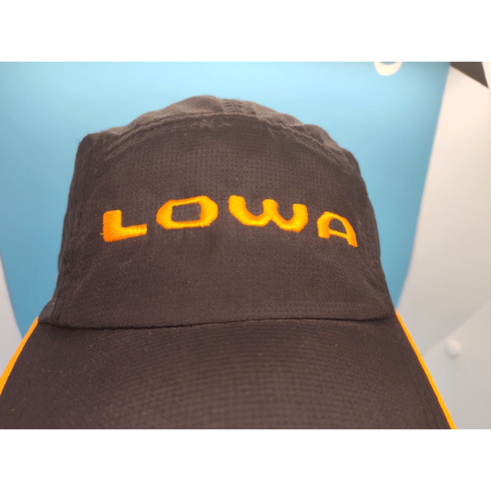 LOWA Lowa Head Sweats 5 Panel Hat Polyester Black Lightweight Running Cap Adjustable Size ONE SIZE - 3 Thumbnail