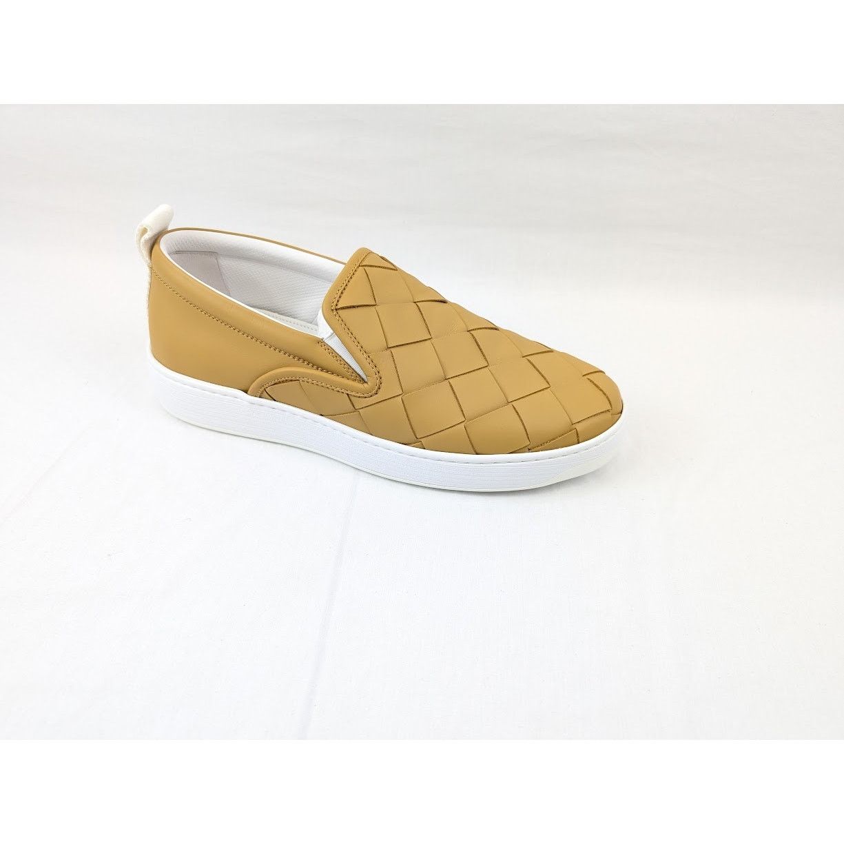 Bottega Veneta o1rshd1 Sneakers Pelle Intrecciato Bolt Calf in Buttersc Size US 11 / EU 44 - 1 Thumbnail