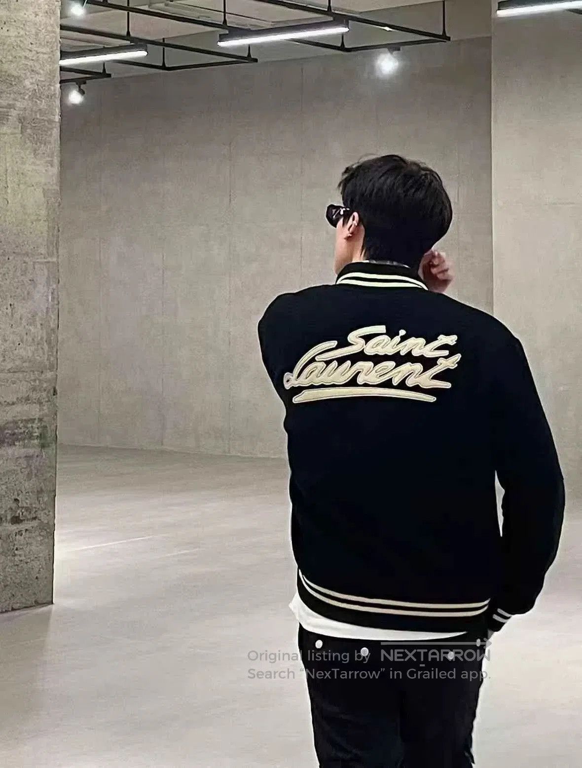 Saint Laurent Paris Saint Laurent Signature Baseball Jacket. Size US S / EU 44-46 / 1 - 6 Thumbnail