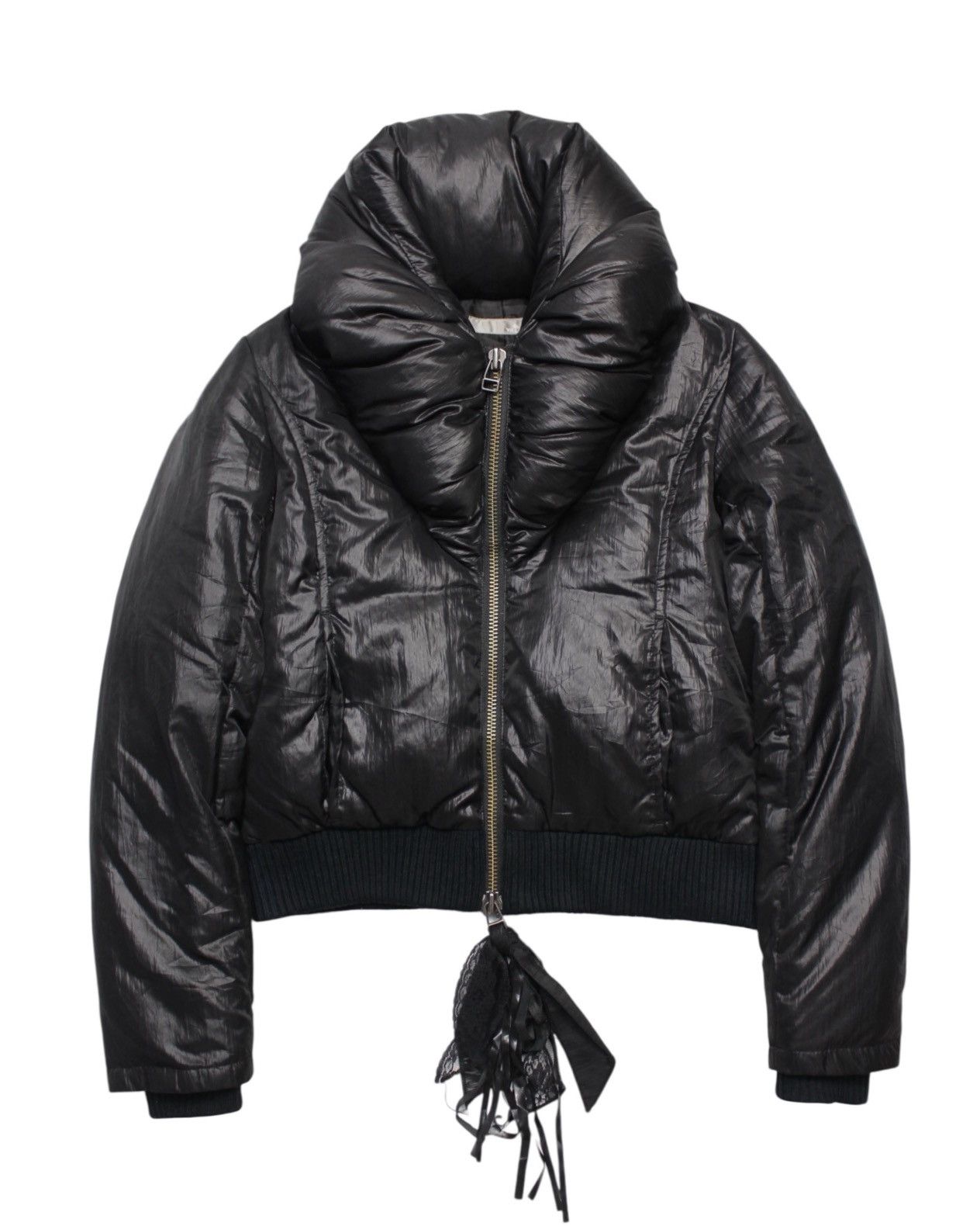 If Six Was Nine 2000S VANITÉ JAPAN PUFFED SHAWL COLLAR DOWN JACKET Size US M / EU 48-50 / 2 - 1 Thumbnail