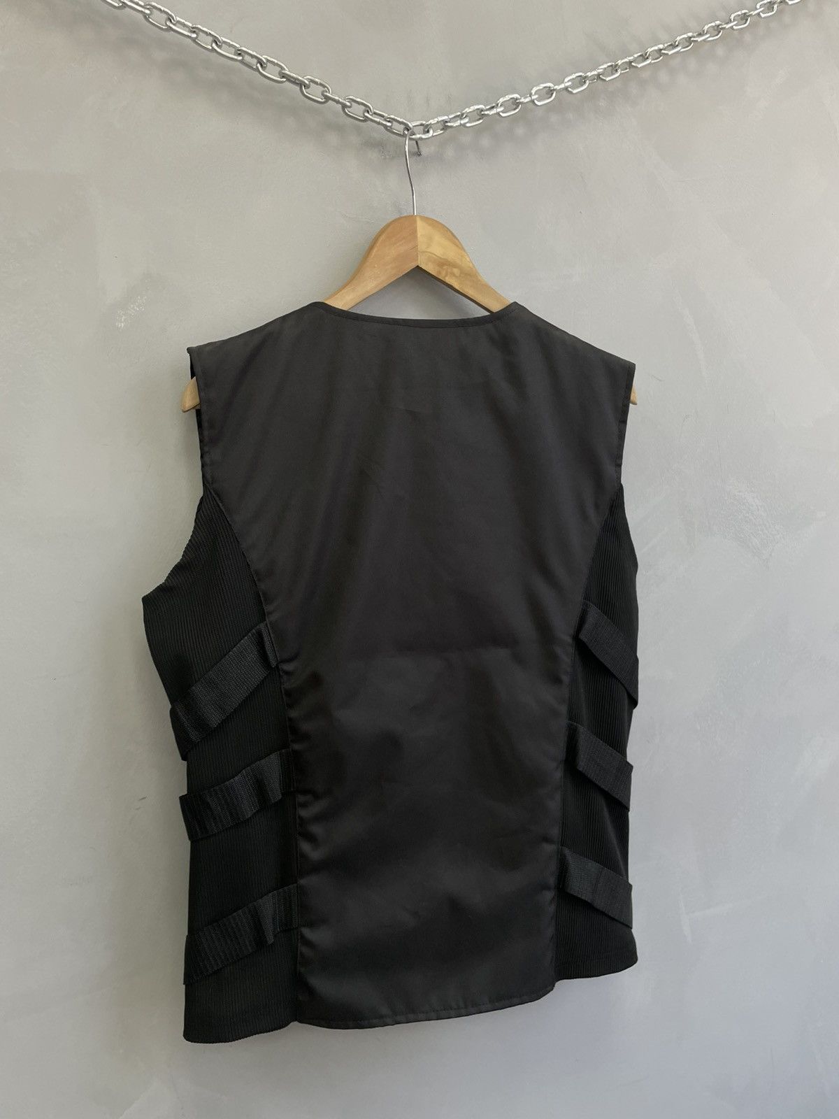 Le Grande Bleu (L.G.B.) Hype tactical bondage hysteric glamour style gothic vest Size US M / EU 48-50 / 2 - 6 Thumbnail