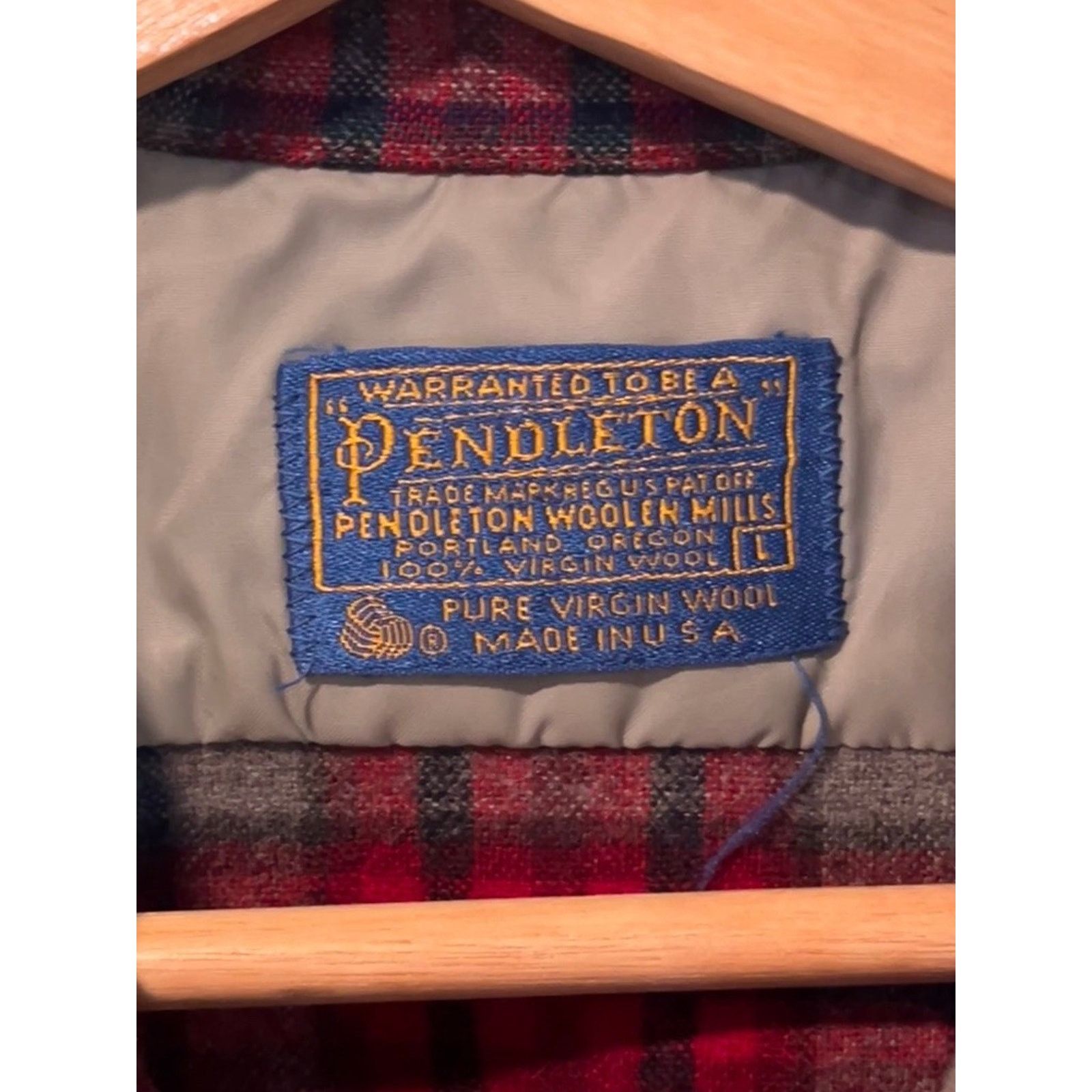 Pendleton Pendleton Board Shirt Jacket Shacket Plaid Wool Sz. L Size US L / EU 52-54 / 3 - 6 Thumbnail