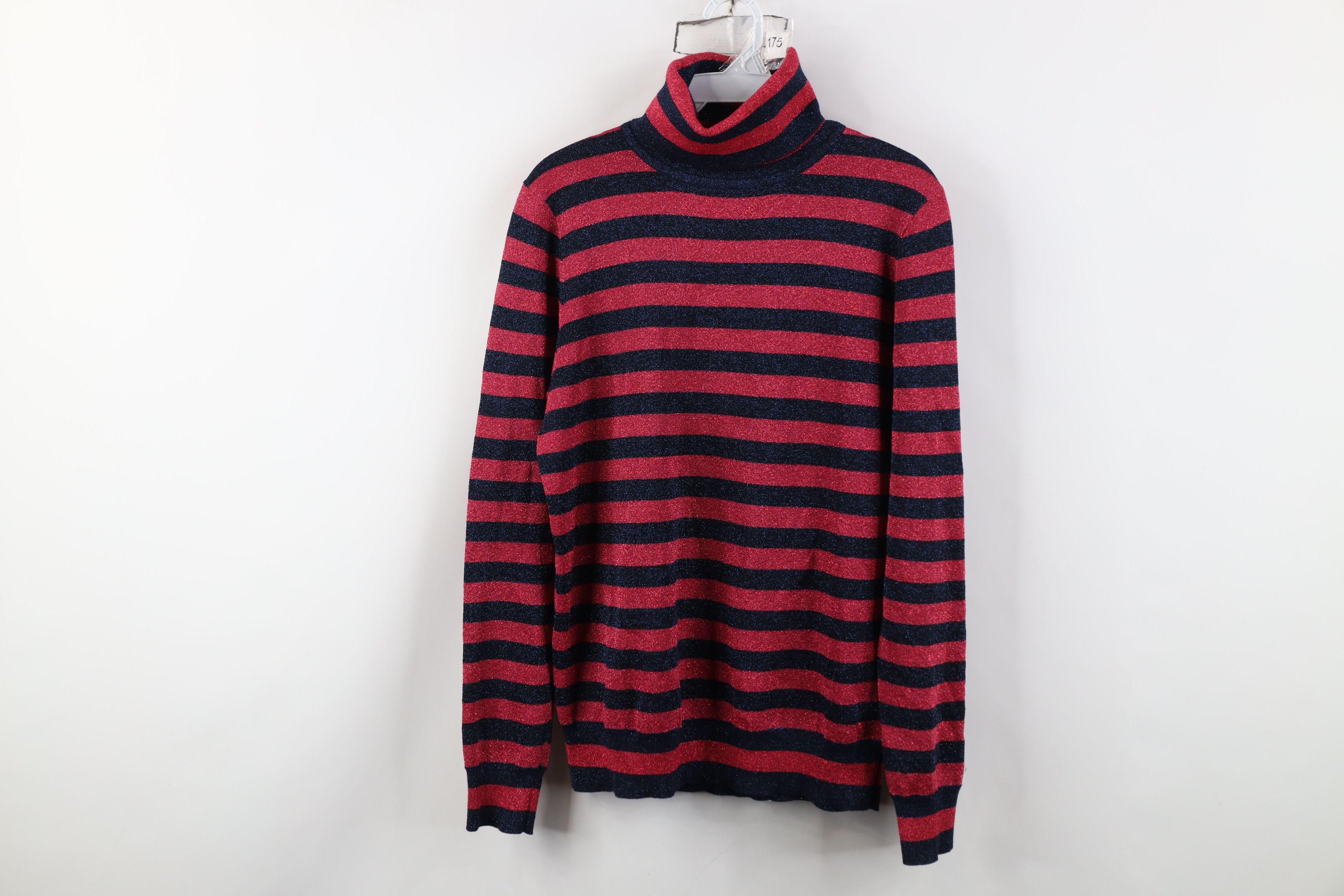 J.Crew Vintage Y2K J Crew Metallic Sparkle Turtleneck Sweater Size M / US 6-8 / IT 42-44 - 1 Thumbnail