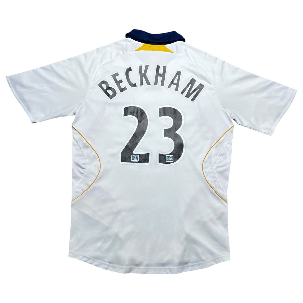 Adidas 2007 LA Galaxy David Beckham Adidas Soccer Football Jersey Size US L / EU 52-54 / 3 - 1 Thumbnail